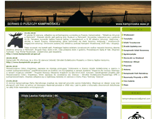 Tablet Screenshot of kampinoska.waw.pl